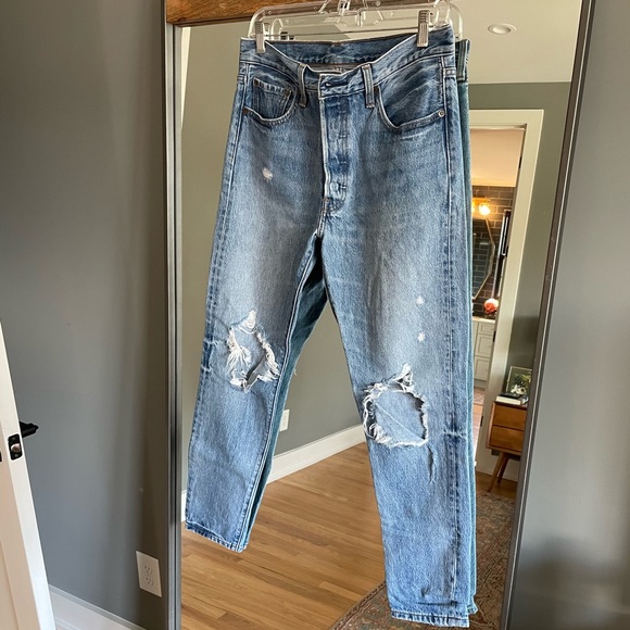 Levi’s 501 skinny, W29 L30, distressed - Picture 7 of 7